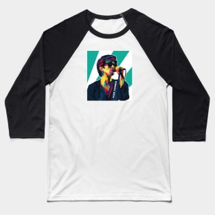 Alex Turner In Wpap Pop Art Style Baseball T-Shirt